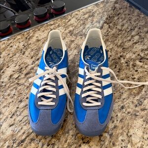 Adidas Blue and Gray Sneakers